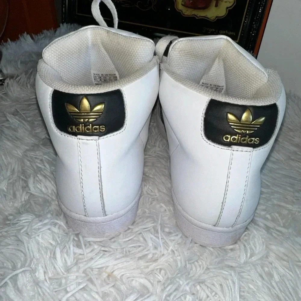 Rare Size 4.5Adidas Pro Model OG White/Black/Gold
